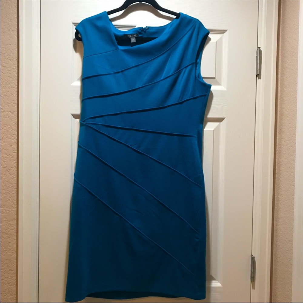 Blue Fitted Dress